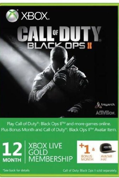 12 + 1 Month Xbox Live Gold Membership – Black Ops II Branded (Xbox One/360)