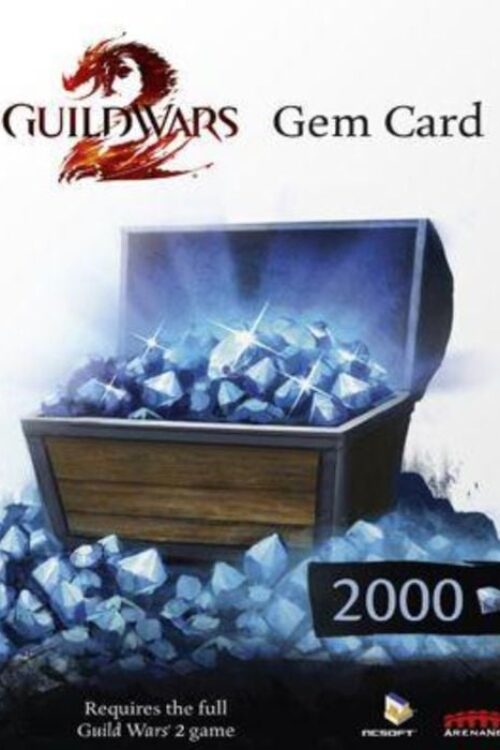 Guild Wars 2 2000 Gem Points Card (PC)