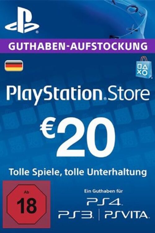 PlayStation Network (PSN) Card – 20 EUR (Germany)