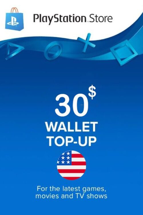 PlayStation Network (PSN) Card – $30 (USA)