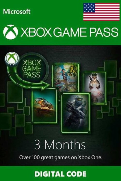 3 Month Xbox Game Pass Xbox One (USA)