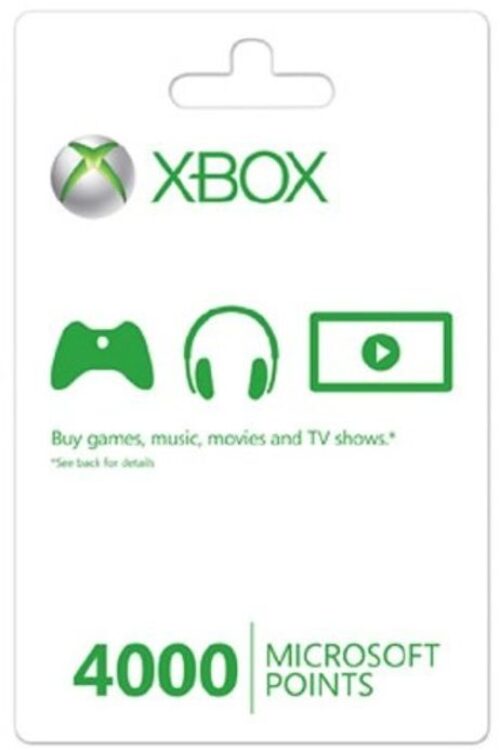 Xbox Live 4000 Microsoft Points (Xbox 360)