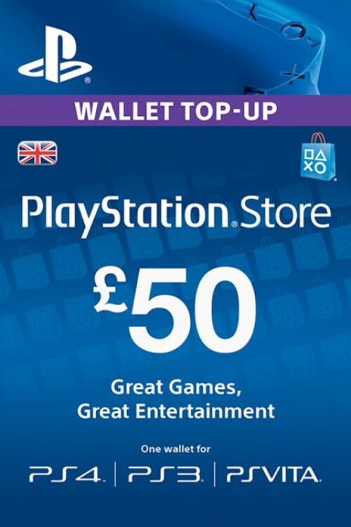 Playstation Network (PSN) Card – ?50 (UK)