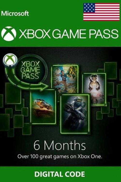 6 Month Xbox Game Pass Xbox One (USA)