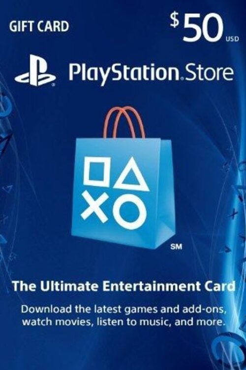 $50 PlayStation Store Gift Card – PS Vita/PS3/PS4 Code