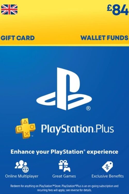 PLAYSTATION GIFT CARD – 84 GBP