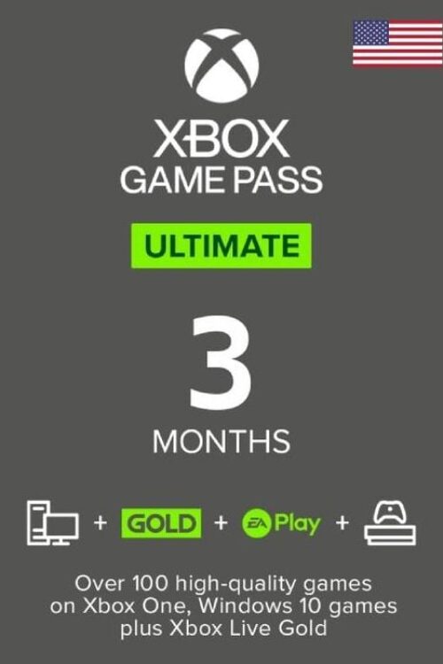 3 Month Xbox Game Pass Ultimate Xbox One / PC (USA)