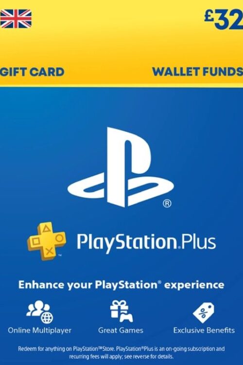 PLAYSTATION GIFT CARD – 32 GBP