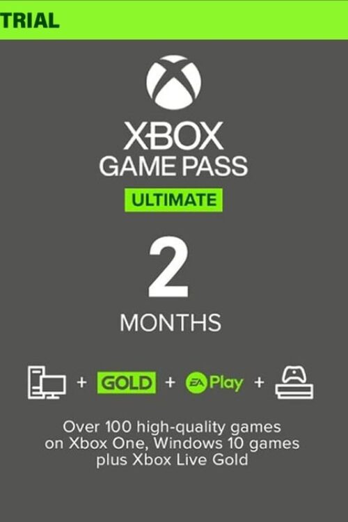 2 Month Xbox Game Pass Ultimate Trial Xbox One / PC