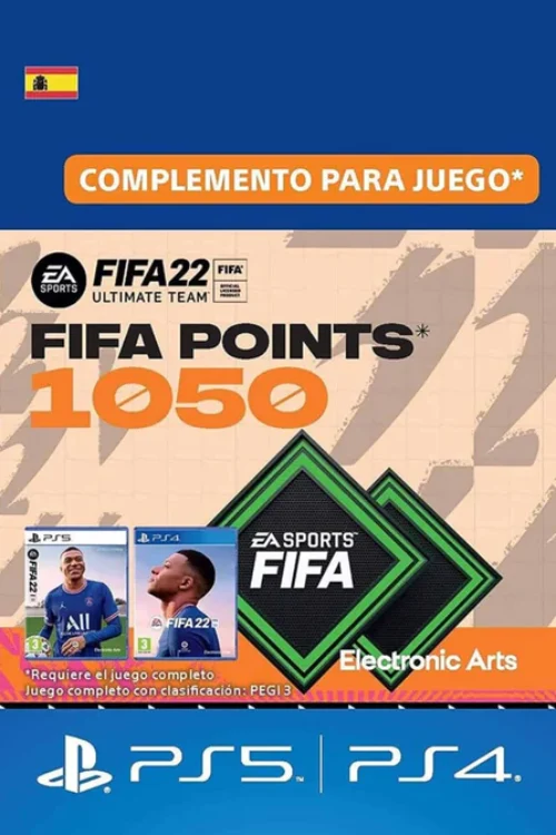 Buy FIFA 22 – 1050 FUT Points – PS4 PS5 – PSN Spain