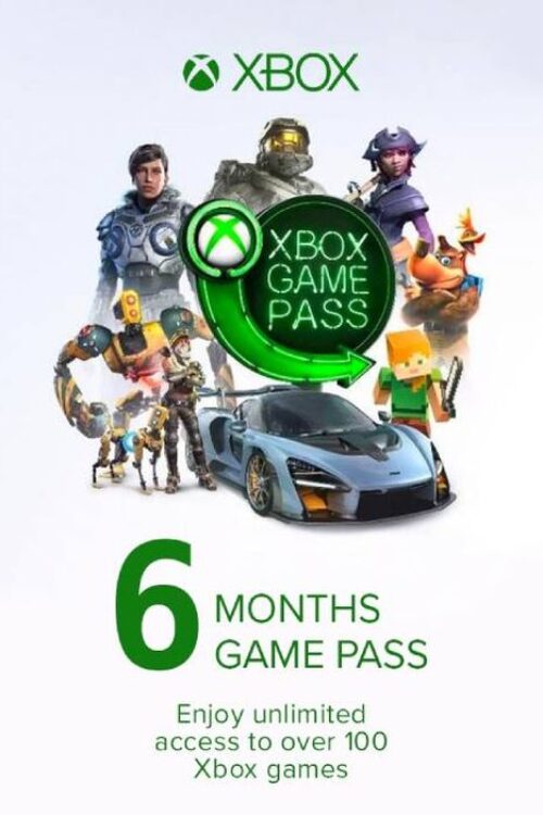 6 Month Xbox Game Pass Xbox One (EU)