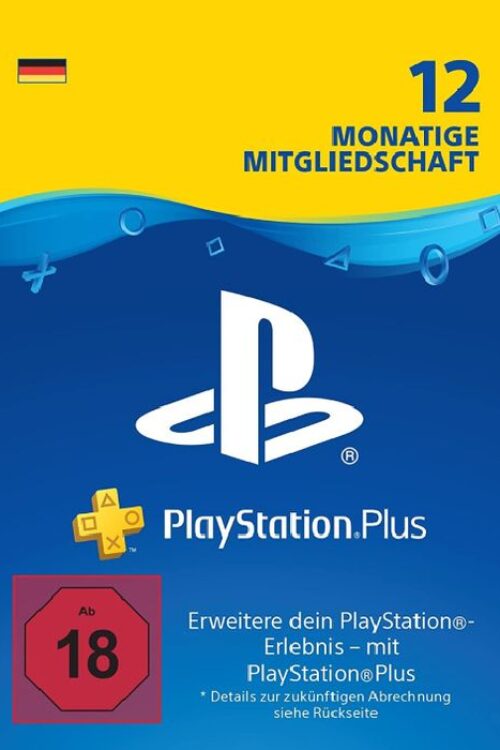 PlayStation Plus (PS+) – 12 Month Subscription (Germany)