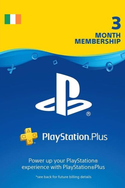 PlayStation Plus – 3 Month Subscription (Ireland)