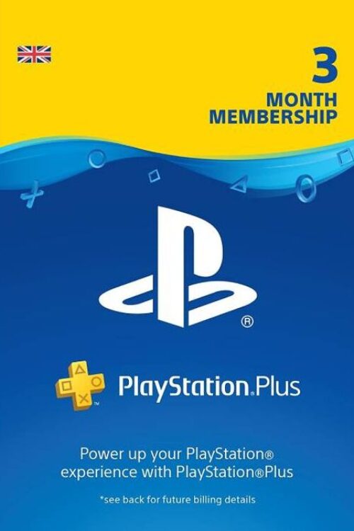 PlayStation Plus – 3 Month Subscription (UK)