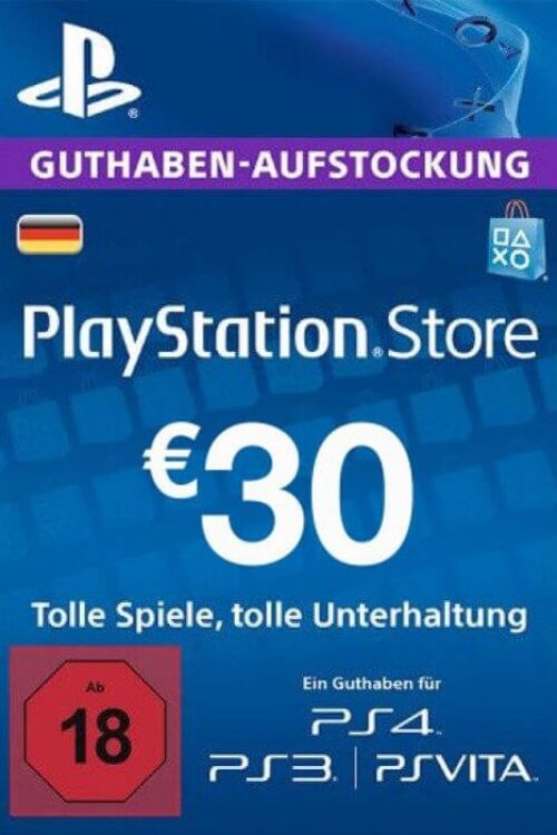 PlayStation Network (PSN) Card – 30 EUR (Germany)