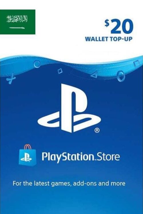 PlayStation Network (PSN) Card – 20 USD (KSA)