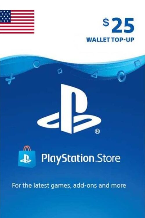 PlayStation Network (PSN) Card – 25 USD