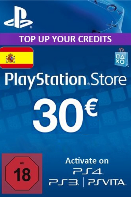 PlayStation Network (PSN) Card – 30 EUR (Spain)