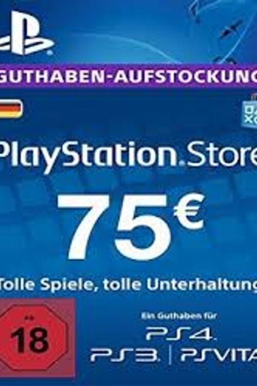 PlayStation Network (PSN) Card – 75 EUR (Germany)