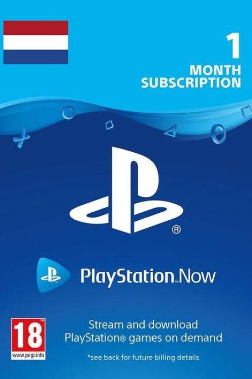 Playstation Now 1 Month Subscription (Netherlands)