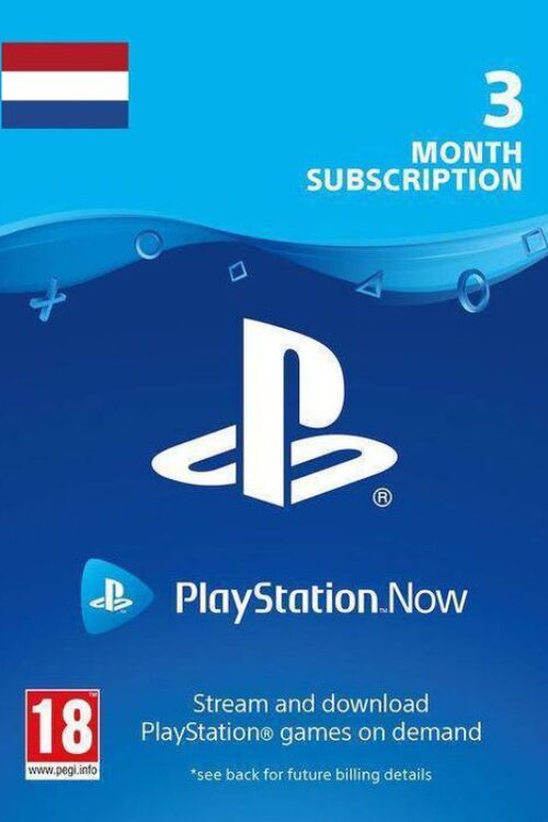 Playstation Now 3 Month Subscription (Netherlands)