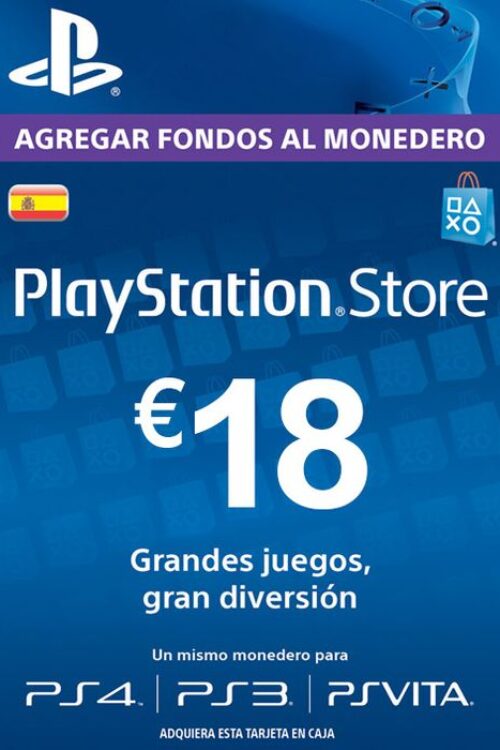 PlayStation Network (PSN) Card – 18 EUR (Spain)