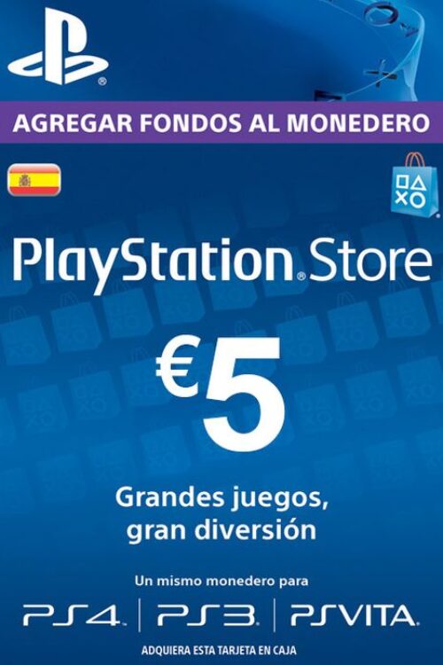 PlayStation Network (PSN) Card – 5 EUR (Spain)