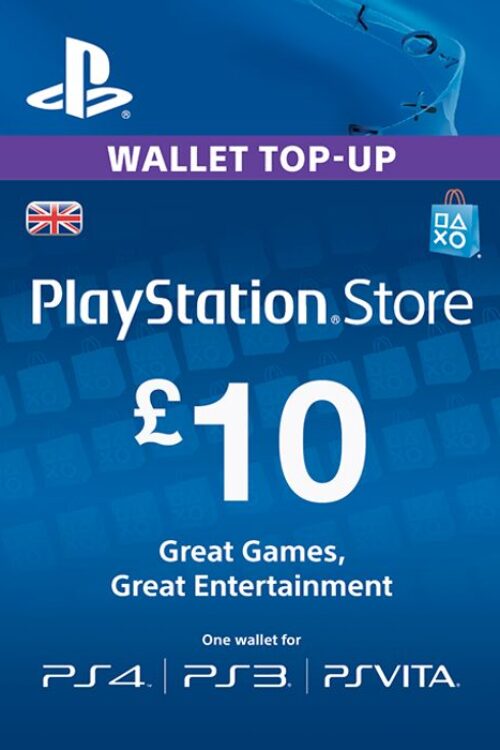 PlayStation Network Card – 10 (PS Vita/PS3/PS4)