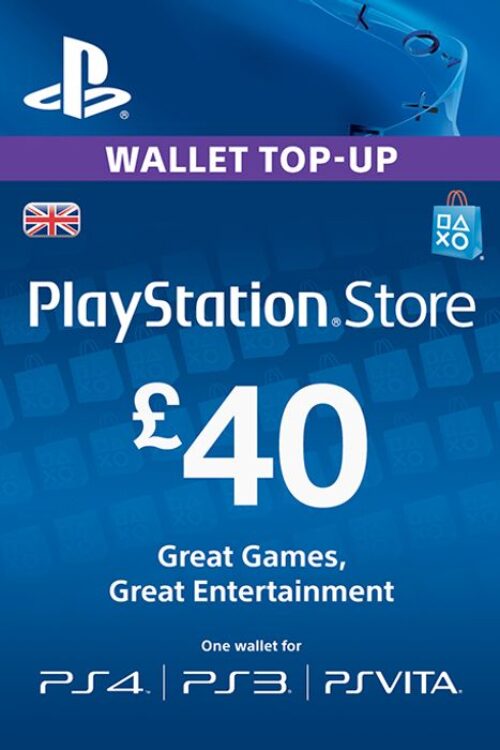 Playstation Network Card – ?40 (PS Vita/PS3/PS4)