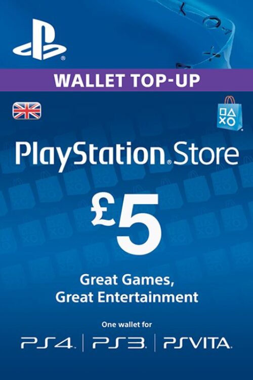 PlayStation Network Card – ?5 (PS Vita/PS3/PS4)