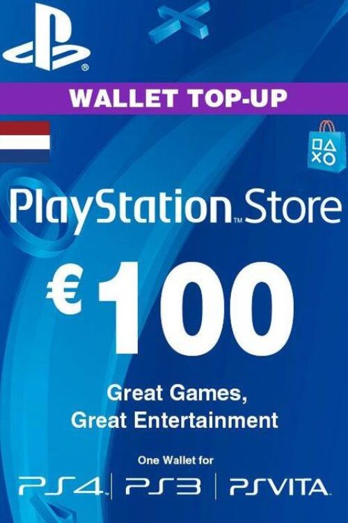 PlayStation Network (PSN) Card – 100 EUR (Netherlands)