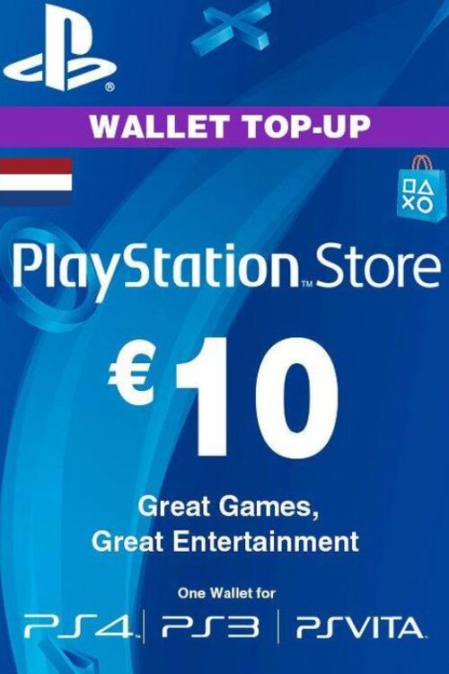 PlayStation Network (PSN) Card – 10 EUR (Netherlands)