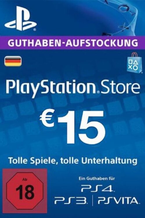 PlayStation Network (PSN) Card – 15 EUR (Germany)