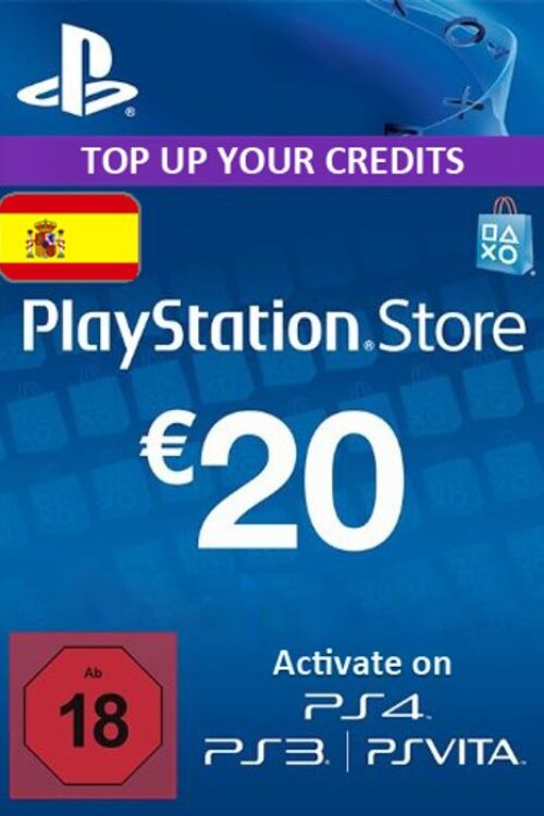 PlayStation Network (PSN) Card – 20 EUR (Spain)