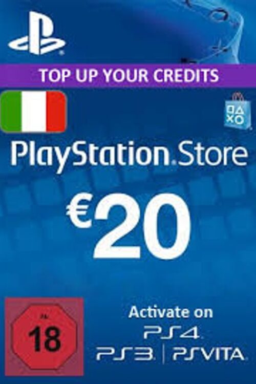 PlayStation Network (PSN) Card – 20 EUR (Italy)