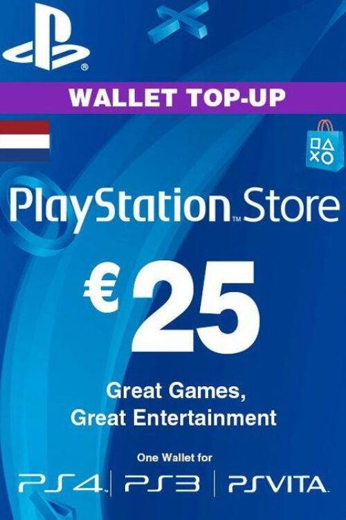 PlayStation Network (PSN) Card – 25 EUR (Netherlands)