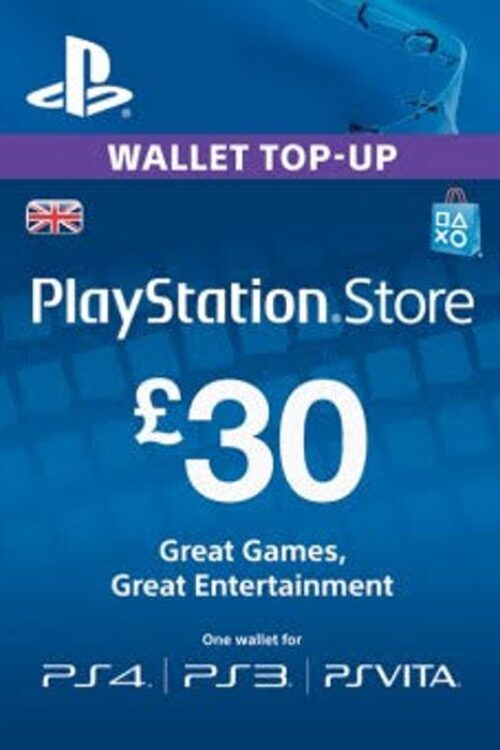 Playstation Network (PSN) Card – 30 GBP