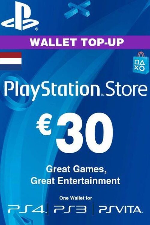 PlayStation Network (PSN) Card – 30 EUR (Netherlands)