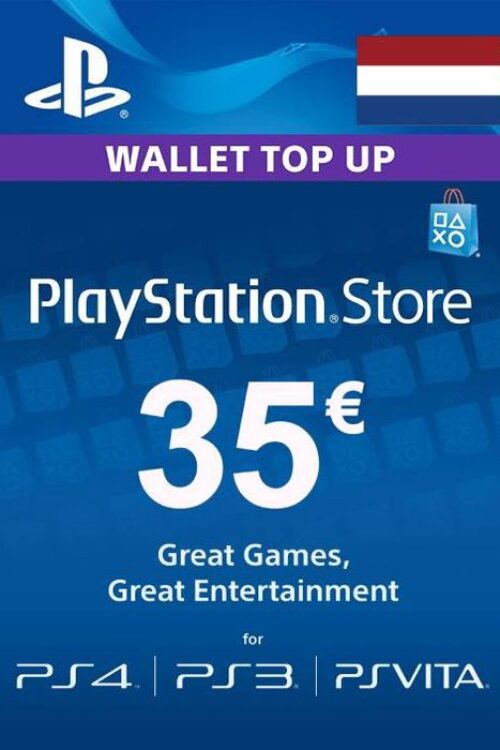 PlayStation Network (PSN) Card – 35 EUR (Netherlands)