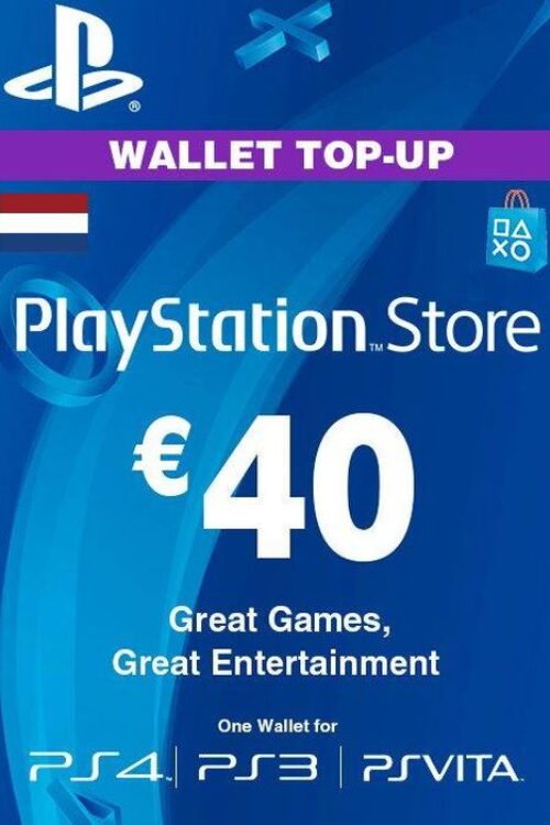 PlayStation Network (PSN) Card – 40 EUR (Netherlands)