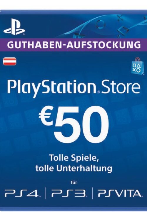 PlayStation Network (PSN) Card – 50 EUR (Austria)