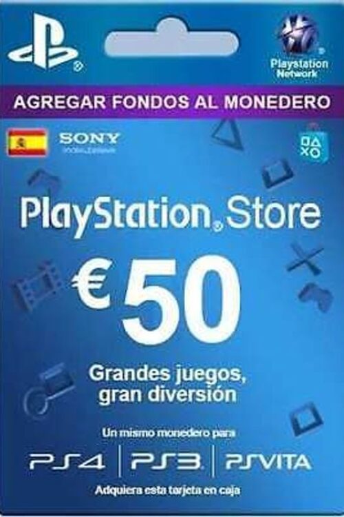 PlayStation Network (PSN) Card – 50 EUR (Spain)