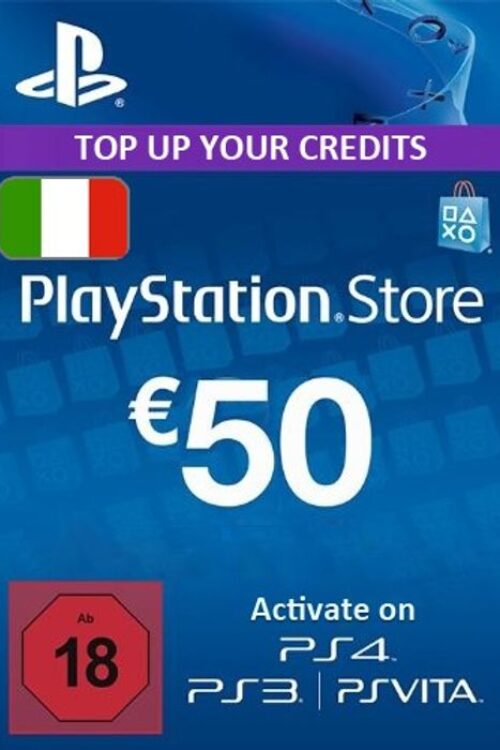 PlayStation Network (PSN) Card – 50 EUR (Italy)