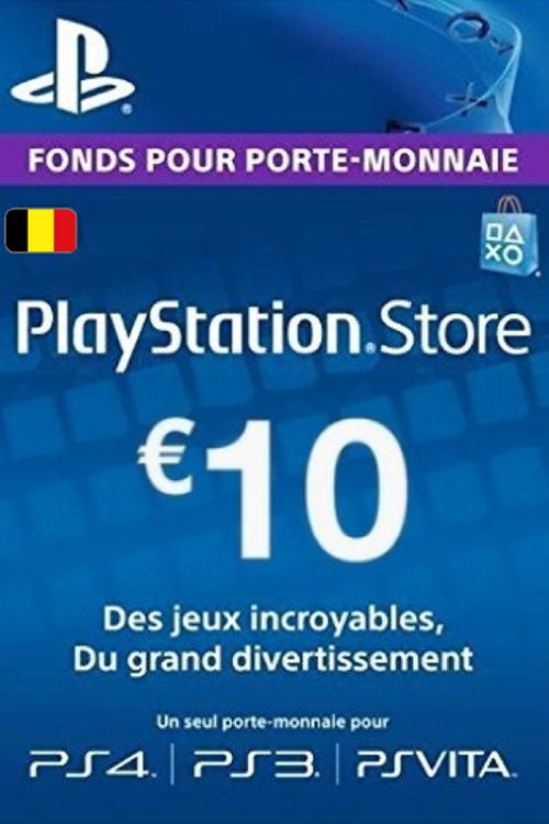 PlayStation Network (PSN) Card – 10 EUR (Belgium)