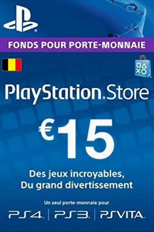 PlayStation Network (PSN) Card – 15 EUR (Belgium)