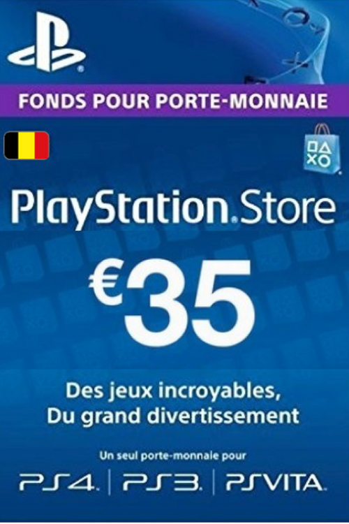 PlayStation Network (PSN) Card – 35 EUR (Belgium)