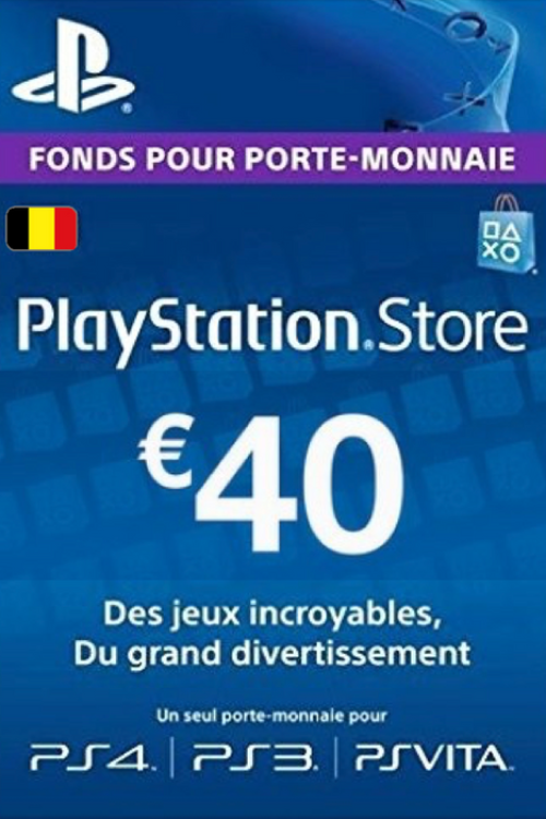 PlayStation Network (PSN) Card – 40 EUR (Belgium)