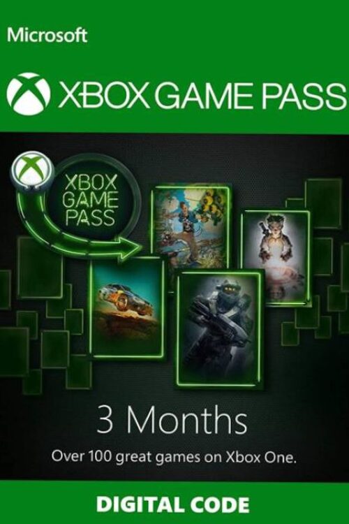 3 Month Xbox Game Pass Trial Xbox One