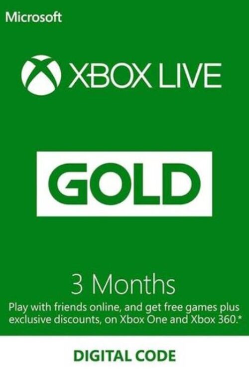 3 Month Xbox Live Gold Membership (Turkey)