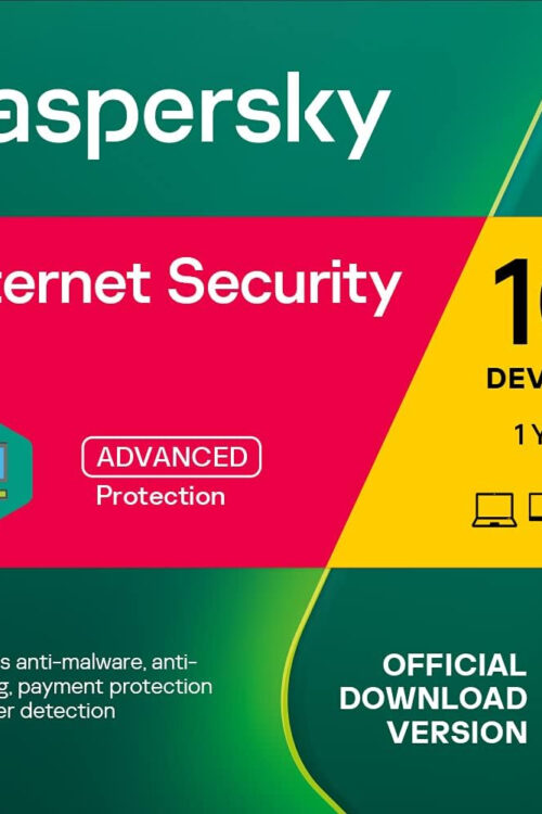 Kaspersky Internet security 2022 – 10 Devices MD 1 Year EU Software License CD Key